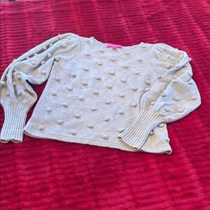 Lilly Pulitzer Cream Textured Sweater